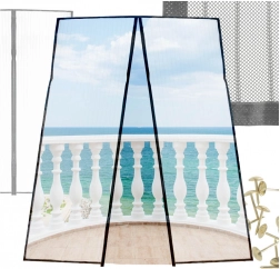 Magnetyczna siatka przeciw owadom na drzwi 160 × 230 cm