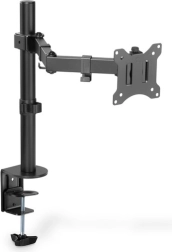 Proste biurkowe ramię na monitor 32" z klipem do monitora