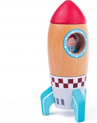 Drewniana rakieta dla dzieci