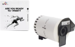 etykiety TB Print do Brother, czarny na białym, 102 mm x 30,48 m (rolka zamienna DK-22243)