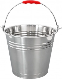 Nierdziane stalowe wiadro 10 l