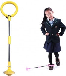 Składane skakanko/obręcz na nogę - żółta