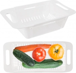 Regulowany kuchenny cedzak do zlewu 32–44 × 20 × 8 cm