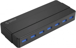 ORICO hub USB 7× USB 3.0, czarny