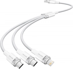 Kabel USB 3w1 1,5 m Vention (biały)
