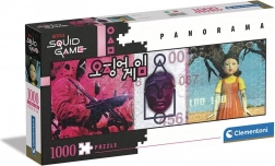 Panoramiczne puzzle CLEMENTONI Netflix Squid Game 1000 elementów