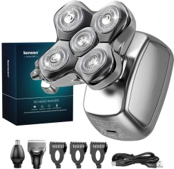 Trymer do ciała Kensen 6D srebrny