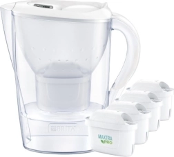 Dzbanek filtrujący BRITA Marella XL 3,5 l biały + 4 filtry MAXTRA PRO Pure Performance