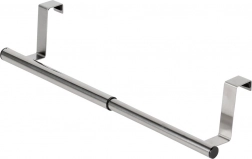 Regulowany wieszak na drzwi z nierdzewnej stali 25–40 cm, srebrny