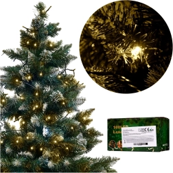 Świąteczny łańcuch świetlny LED 10 m, 100 LED, ciepła biel, 8 trybów