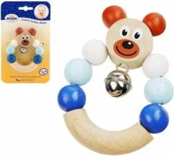 Detoa grzechotka miś niebieska