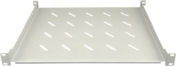 Stała półka 19" 1U, głębokość 350 mm, szara