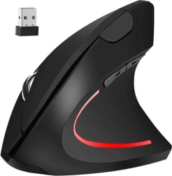 Ergonomiczna pionowa bezprzewodowa mysz IZOXIS