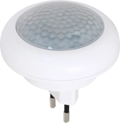 Nocna lampka LED do gniazdka z czujnikiem ruchu i zmierzchu – 1 sztuka