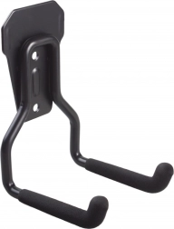 Metalowy czarny uchwyt ścienny do garażu