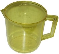 Pojemnik do ubijaczki 0,75 l, plastikowy, przezroczysty