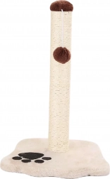 Drapak dla kotów z sizalowym słupkiem i wiszącą kuleczką