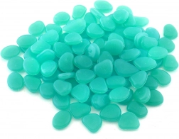 Świecące kamyki fluoro niebieskie