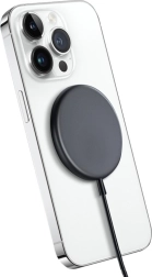 Magnetyczna bezprzewodowa ładowarka MagSafe 15W – grafitowa