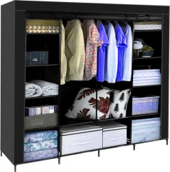 Tekstylna szafa XXL 170x170 cm Ruhhy