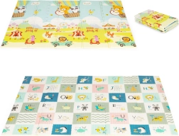 Składana dwustronna edukacyjna mata piankowa z torbą ECOTOYS