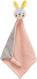 Petit Collage przytulanka króliczek różowy z bawełny organicznej