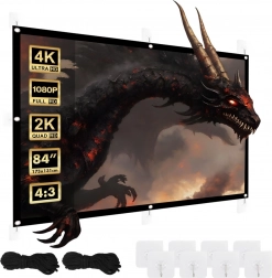 Ekran projekcyjny 84 cale 175x131 cm