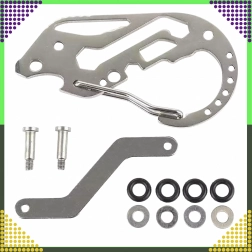 Multifunkcyjny karabińczyk na klucze – kieszonkowy multi‑tool ze stali nierdzewnej