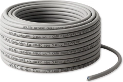 Kabel sieciowy UTP Cat6 25 m – miedziany, 1 Gb/s, szary