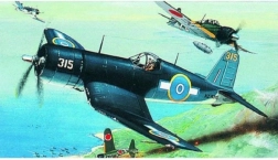 Plastikowy model samolotu F4U-1 Corsair do złożenia