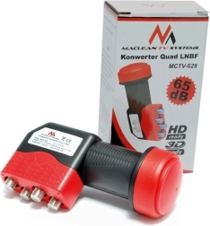 Konwerter satelitarny quad 65 dB MCTV-629