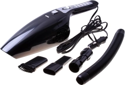 Ręczny odkurzacz samochodowy bezworkowy 12V – czarny