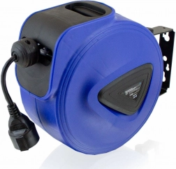 Nawienny automatyczny bęben przedłużacza 10 m, obrót 180°