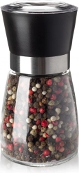 Szklany młynek do soli i pieprzu 13 cm