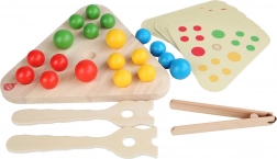 Drewniana edukacyjna gra Magiczny trójkąt 2w1 LUCY & LEO