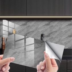 Samoprzylepne marmurowe panele ścienne 30 × 15 cm, zestaw 16 szt.