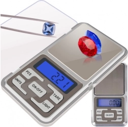 Kieszonkowa waga cyfrowa 200 g / 0,01 g z podświetlanym wyświetlaczem