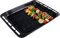 Emaliowana głęboka blacha do pieczenia 45,5 × 36 × 5 cm