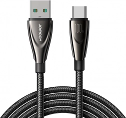 Kabel JOYROOM USB-A do USB-C 100 W, 1,2 m, czarny