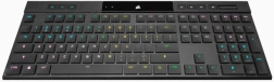 Bezprzewodowa mechaniczna klawiatura Corsair K100 RGB Air Ultra Thin Cherry MX