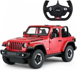 Jeep Wrangler Rubicon 1:14 model zdalnie sterowany Rastar 2,4 GHz – czerwony