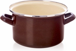 Emaliowany garnek BROWN 18 cm, 2 l