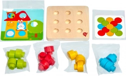 Kolorowa mozaika z dużymi kołeczkami LUCY & LEO