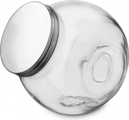 Szklany pojemnik na żywność 3 l z zakręcaną pokrywką