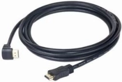 Kabel HDMI wersja 2.0 3D TV wysokiej prędkości Ethernet 3 m kątowy