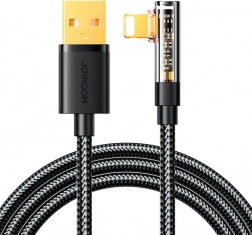 kątowy kabel USB‑A na Lightning 1,2 m czarny Joyroom