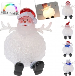 Świąteczna stołowa lampka LED na baterie 8,5 cm