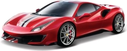Bburago Ferrari 488 Pista Race & Play czerwony metalowy model samochodu w skali 1:24