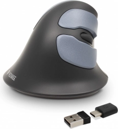 Ergonomiczna pionowa mysz bezprzewodowa YENKEE ErgoSnug (USB-A/USB-C)