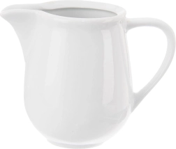 Porcelanowy mlecznik Mona biały 260 ml